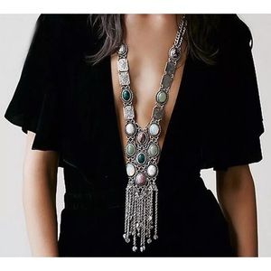 Long Silver Necklace